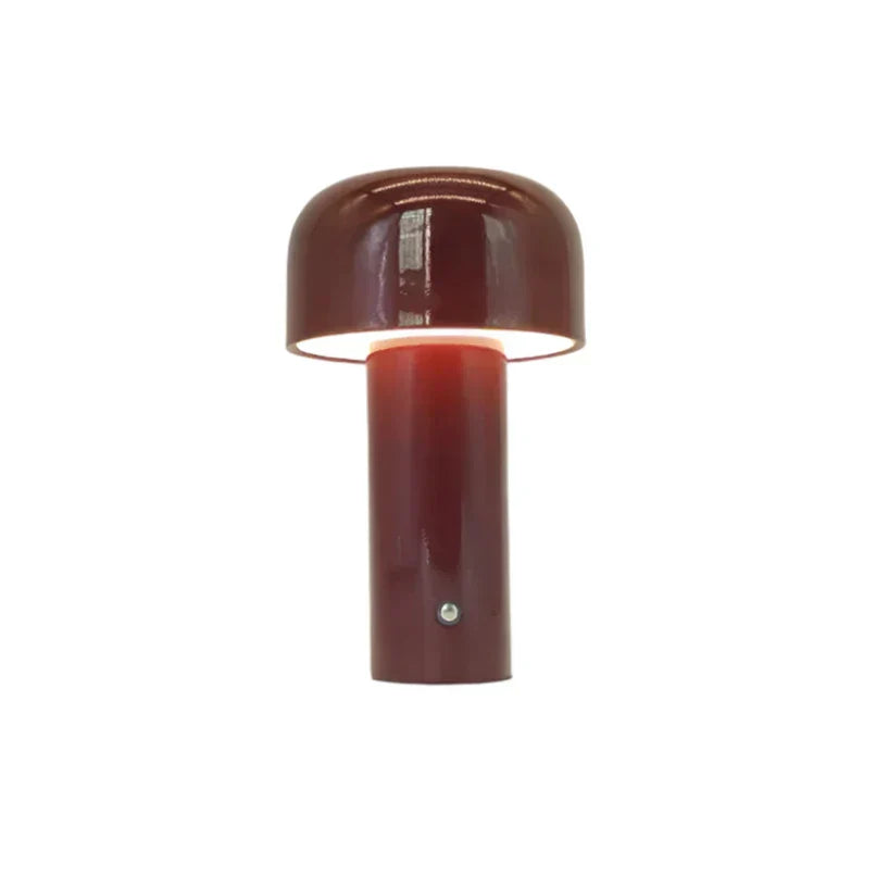 BowLift | GlowSphere: Rechargeable LED Table Lamp – Stylish Portable Mushroom Light for Indoor Ambience