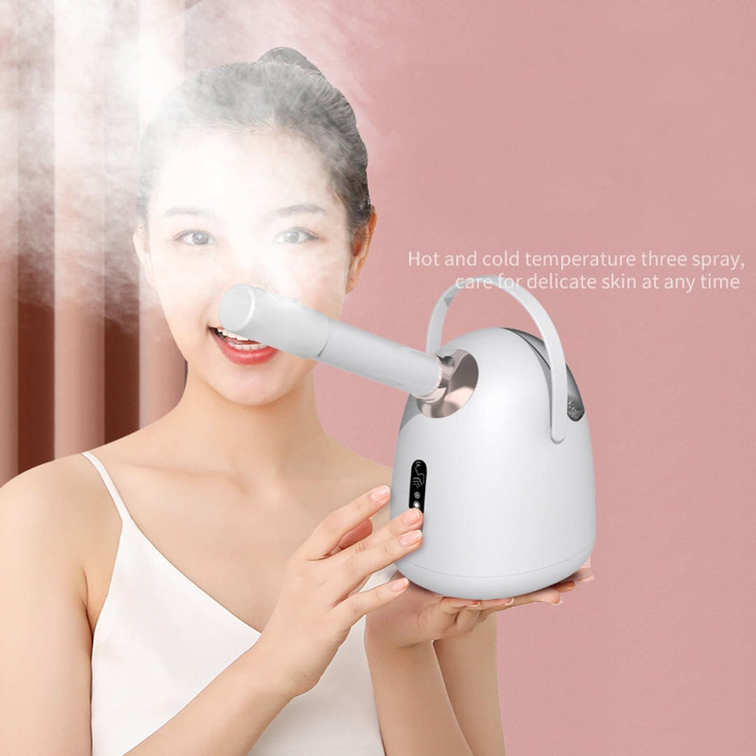BowLift | Nano Ionic Facial Steamer with Extendable Arm – Hot & Cold Mist SPA