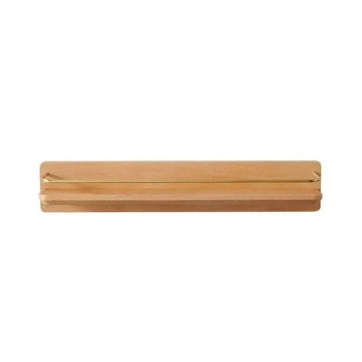 BowLift | Wall coat rack made of bamboo with shelf & sturdy hooks