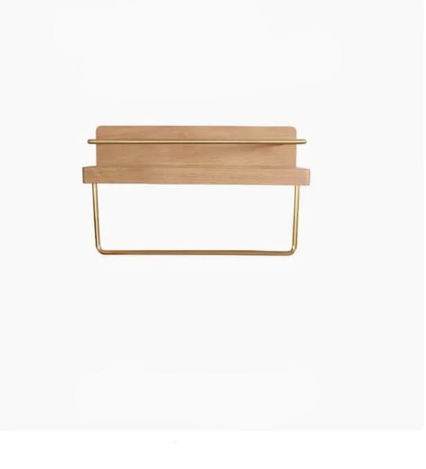 BowLift | Wall coat rack made of bamboo with shelf & sturdy hooks