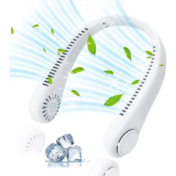 BowLift | Portable Hands-Free Neck Fan with 360° Airflow & Long Battery