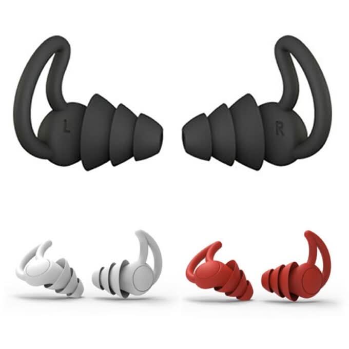 BowLift | Soft silicone earplugs to reduce noise for better sleep