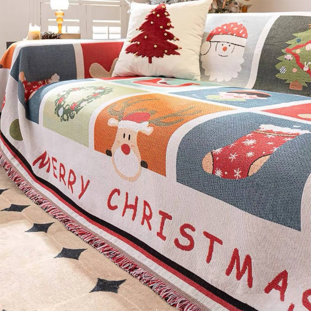 BowLift | Easy-care Christmas slipcover for sofas