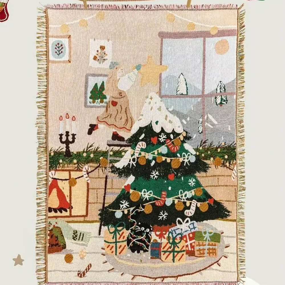 BowLift | Easy-care Christmas slipcover for sofas