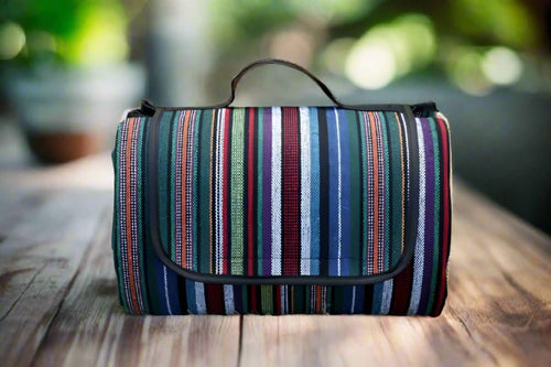 BowLift | Waterproof picnic blanket with ethnic design for camping & outings
