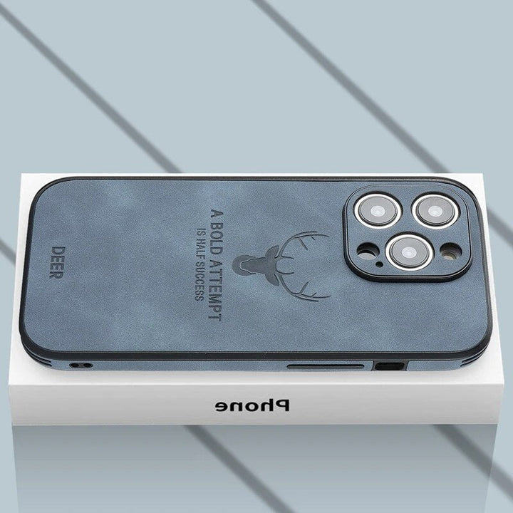 BowLift | Deer - Luxury Leather iPhone Case with Stylish Design and Shockproof Protection