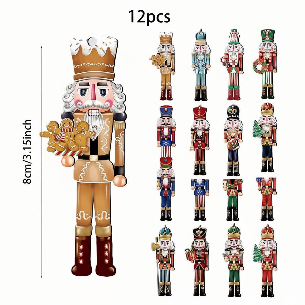 BowLift | Elegant Nutcracker Soldier Set with Festive Finish