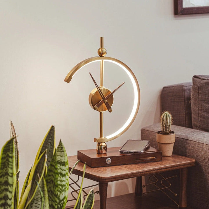 BowLift | Designer clock with LED lamp and built-in charging