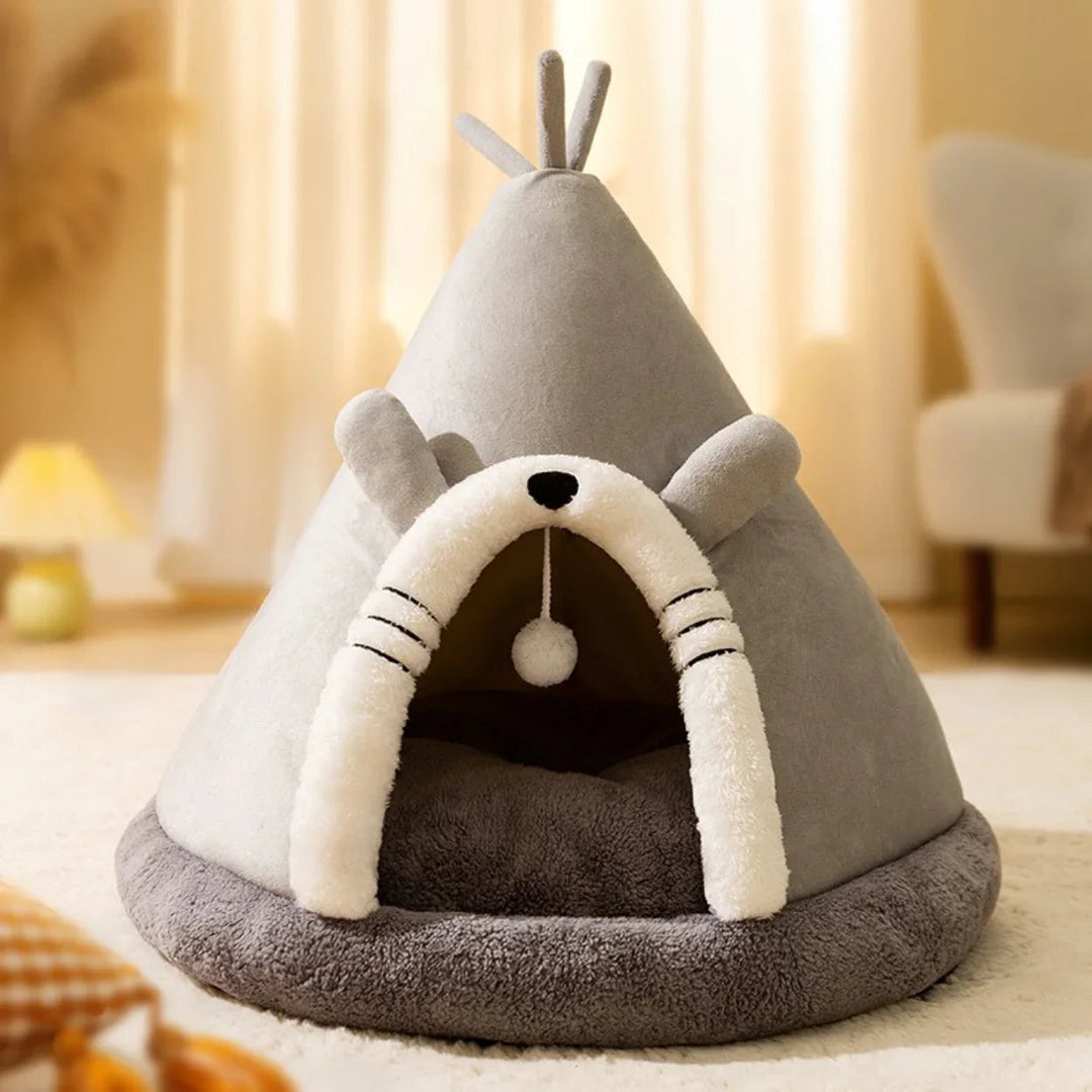 BowLift | Tent bed for cats made of soft fleece – Comfortable and stylish shelter