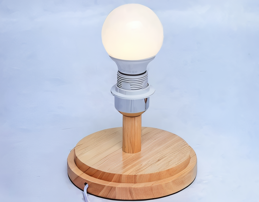 BowLift | NatureHue – Vintage Bamboo Table Lamp – Creative Woven Rattan Desk Light