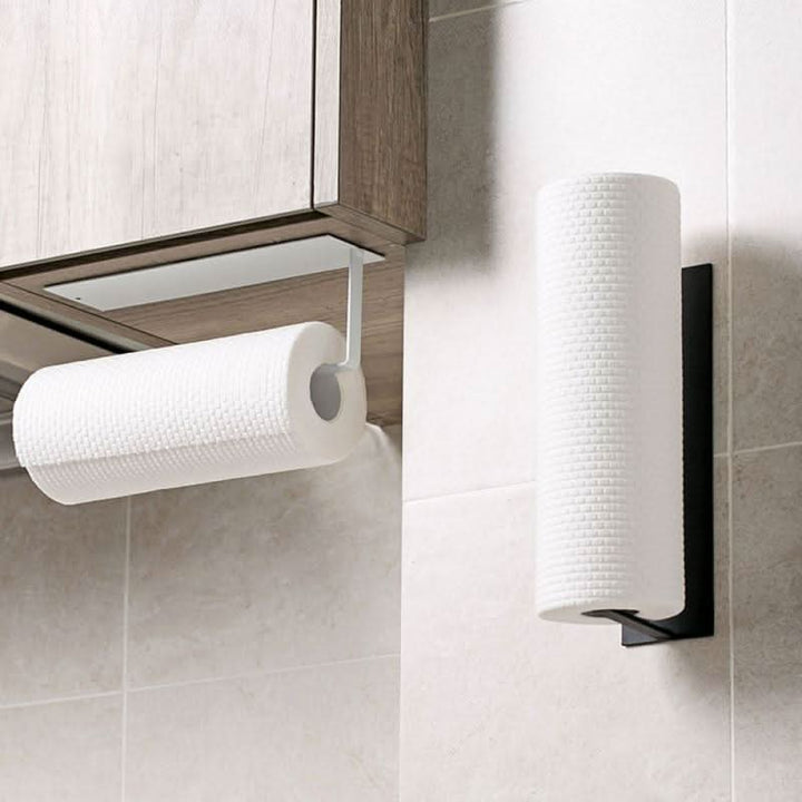 BowLift | Modern Paper Towel Holder, Durable Iron, Wall Mountable