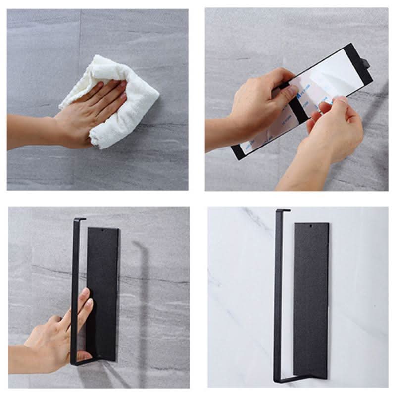 BowLift | Modern Paper Towel Holder, Durable Iron, Wall Mountable