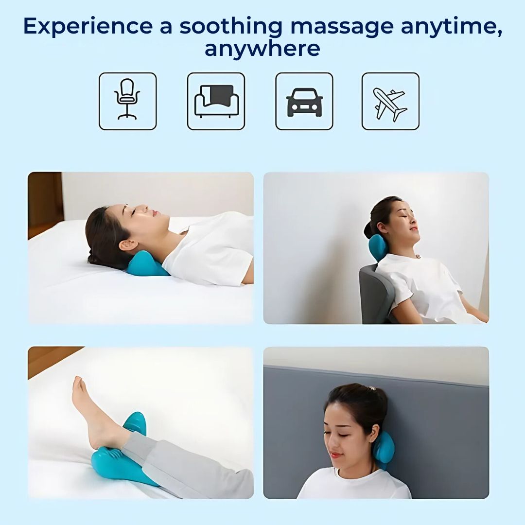NeckAlign Chiropractic Neck Pillow | Stretcher for Neck - Pain Relief - Improved Posture - Better Sleep Bowlift