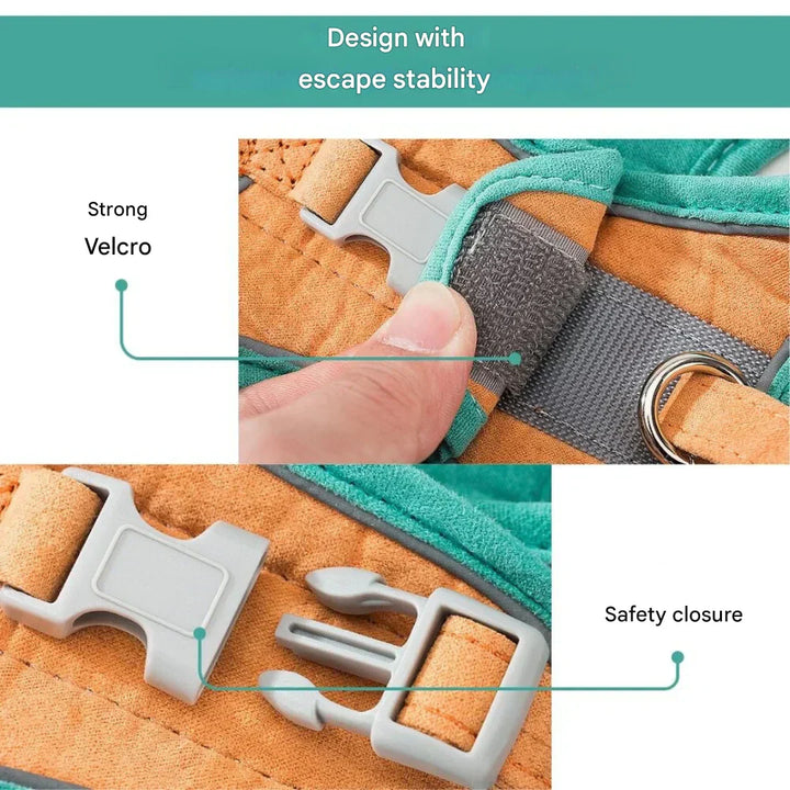 Adventurous Cat Harness with Leash – Adjustable and Reflective | Bowlift