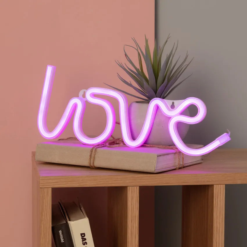 BowLift | Love Neon Letters | Create a romantic scene