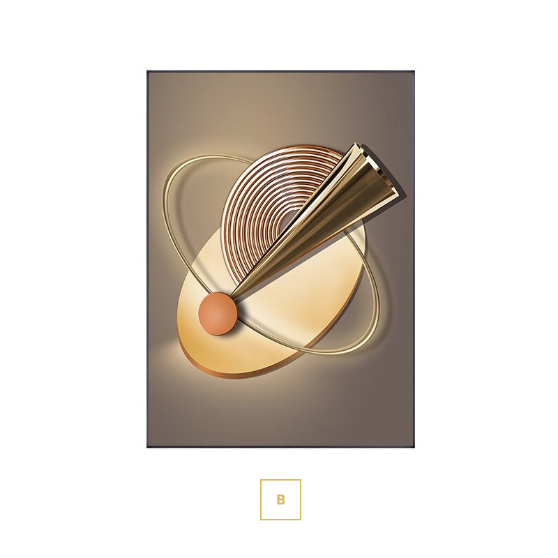 Neutral Chic Modern Aesthetics Sun Moon Wall Art Fine Art Canvas Prints Modern Pictures For Luxury Apartment Living Room Home Office Decor | Bowlift