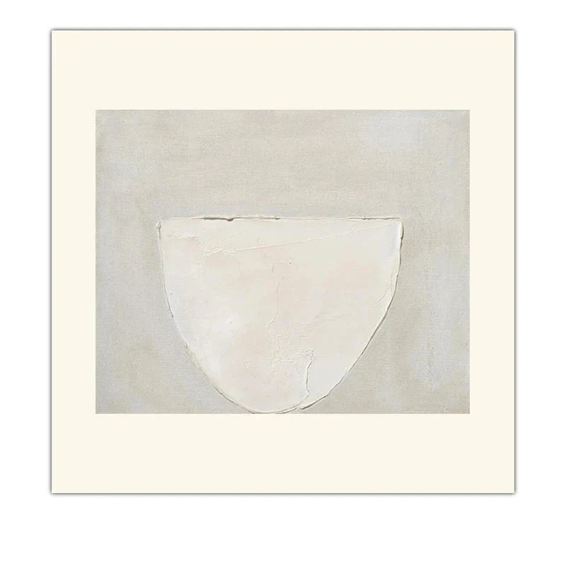 Neutral Tones Minimalist Abstract Nordic Wall Art Fine Art Canvas Prints Square Format Pictures For Living Room Bedroom Art For Contemporary Interiors | Bowlift