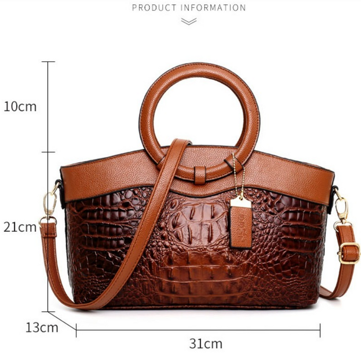 BowLift | Leather Crocodile Bag – with handcrafted details