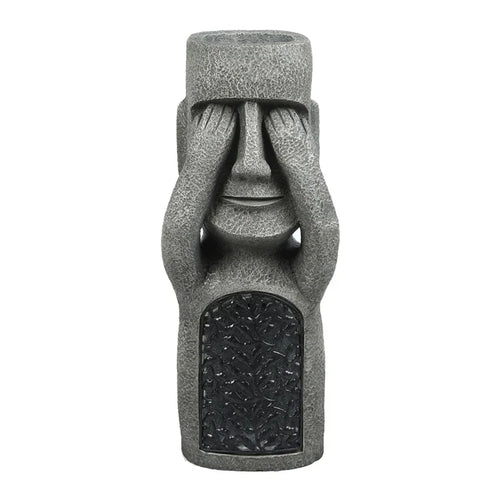 BowLift | Easter Island Flower Pot Statue with LED Light - MoaiGlow