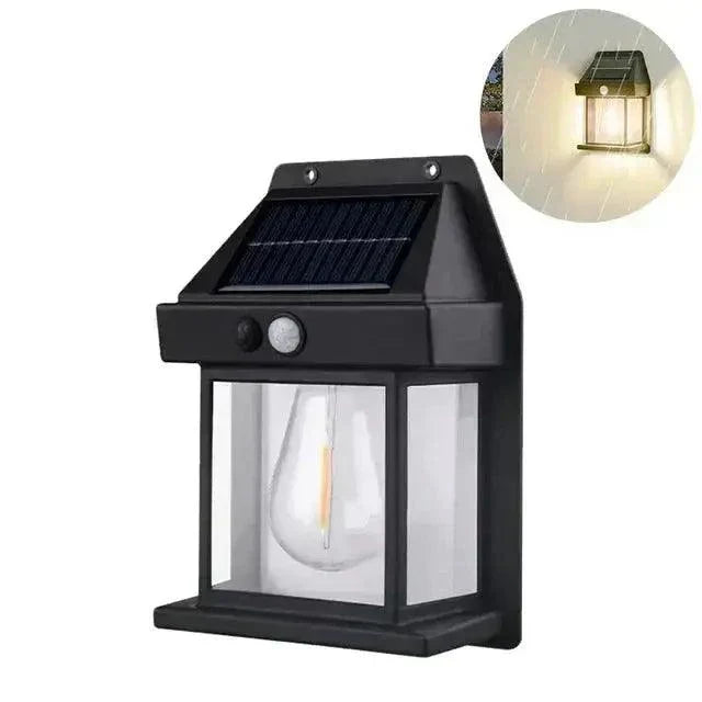 BowLift | MotionLite – Vintage Solar Wall Light