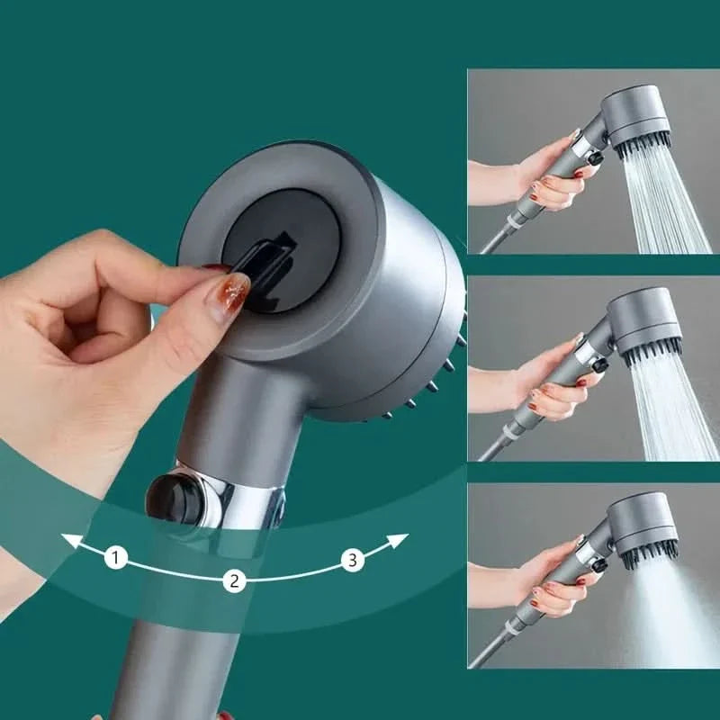BowLift | RelaxationRain - Stylish Massage Shower Head
