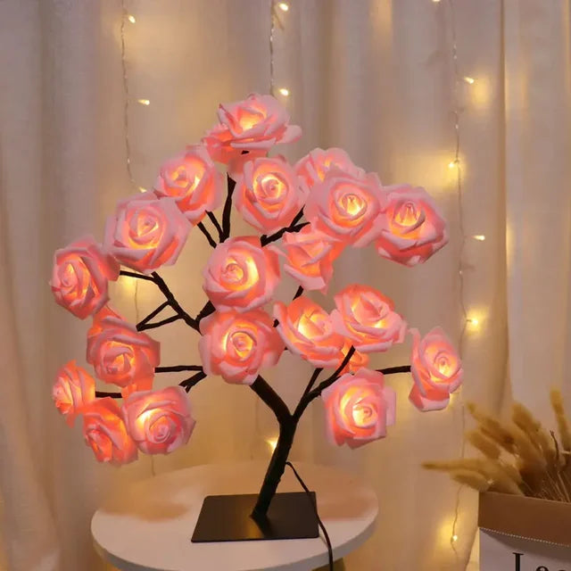 LED Tree Table Lamp – Romantic Decorative Light, Warm Light, Perfect for Living Room and Bedroom | Bowlift