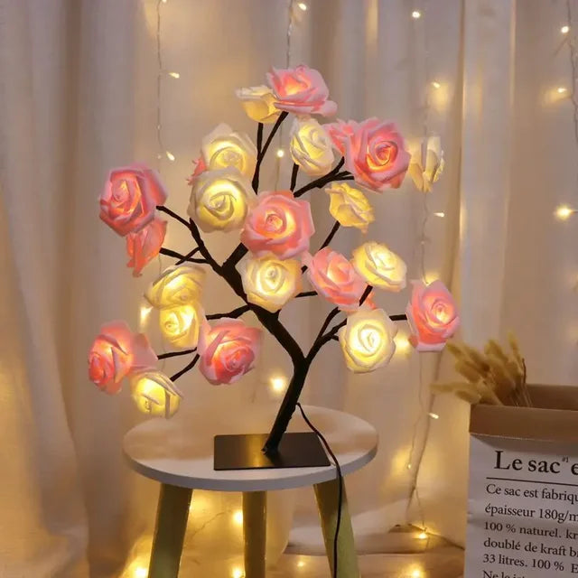 LED Tree Table Lamp – Romantic Decorative Light, Warm Light, Perfect for Living Room and Bedroom | Bowlift