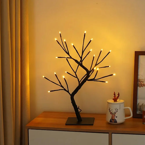 LED Tree Table Lamp – Romantic Decorative Light, Warm Light, Perfect for Living Room and Bedroom | Bowlift