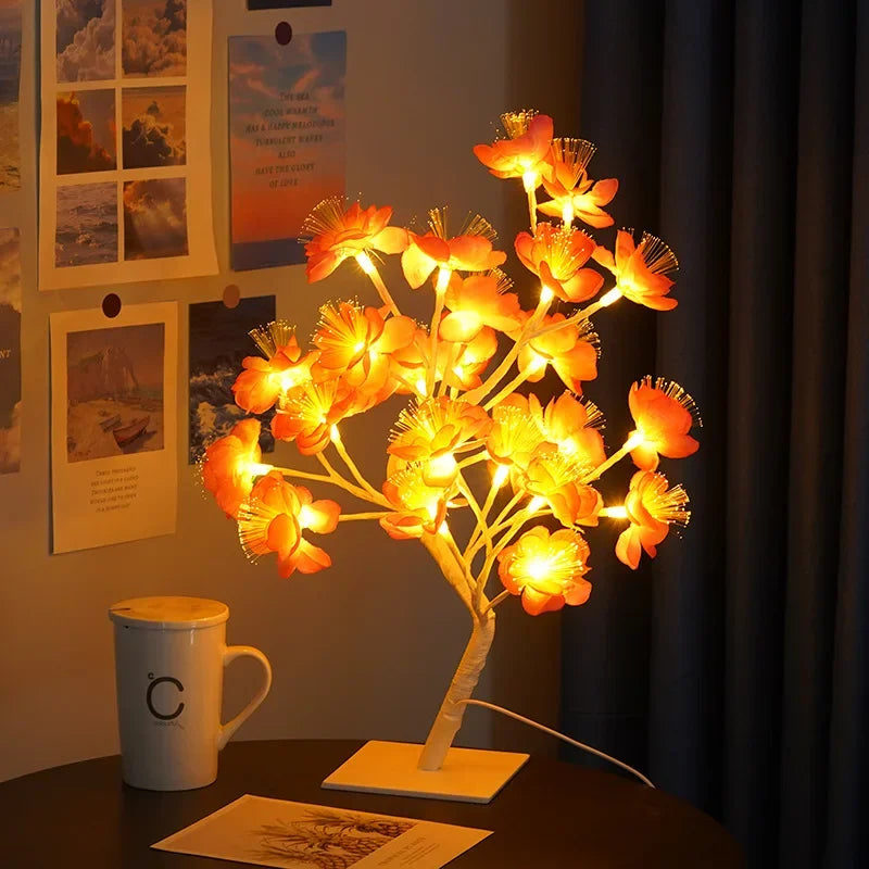 LED Tree Table Lamp – Romantic Decorative Light, Warm Light, Perfect for Living Room and Bedroom | Bowlift