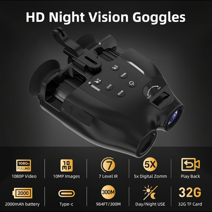 BowLift | Night Vision Hunting Gear Binocular Headset