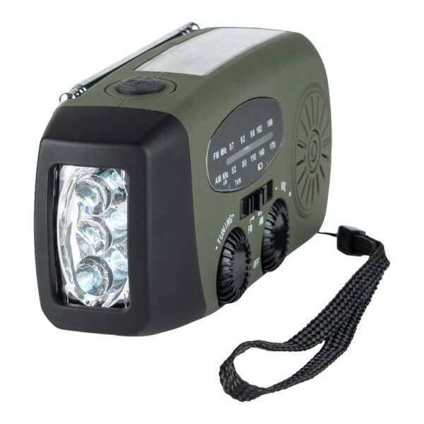 NoodRadio PowerSafe Mini – Compact emergency radio with flashlight and power bank | Bowlift