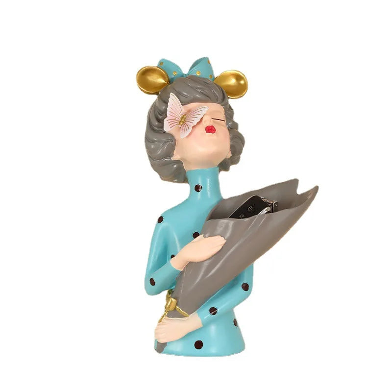 BowLift | FloralFinesse - Girl Vase Decor