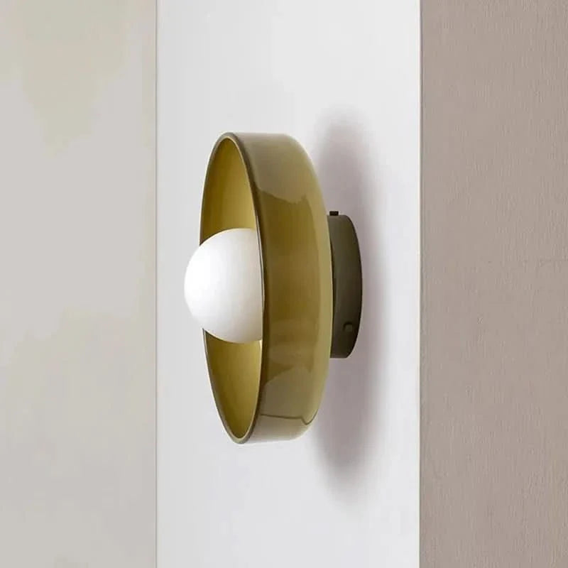 BowLift | Scandinavian ceiling lamp made of glass for warm & minimalist living ambiance
