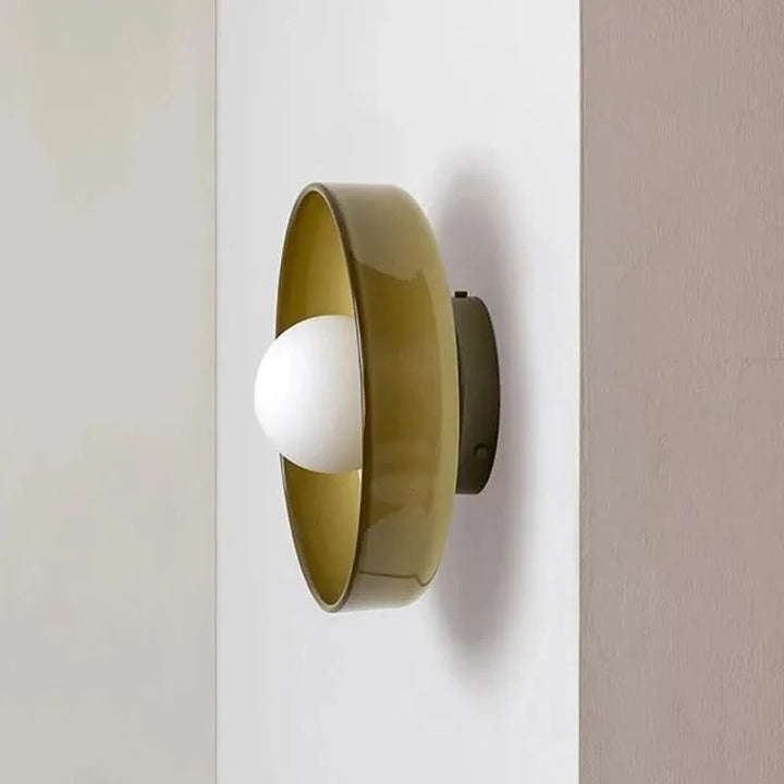 BowLift | Scandinavian ceiling lamp made of glass for warm & minimalist living ambiance