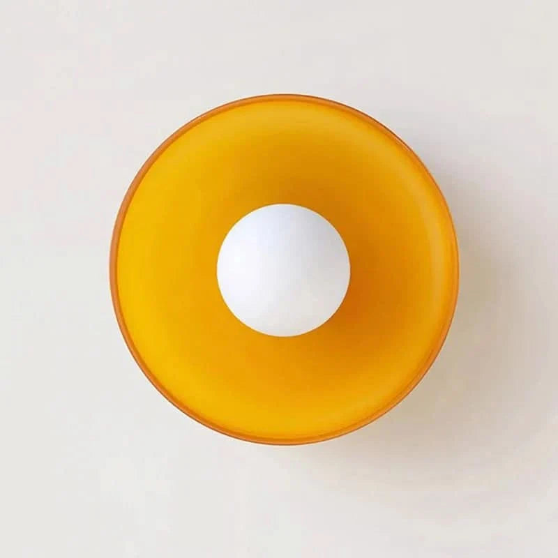 BowLift | Scandinavian ceiling lamp made of glass for warm & minimalist living ambiance