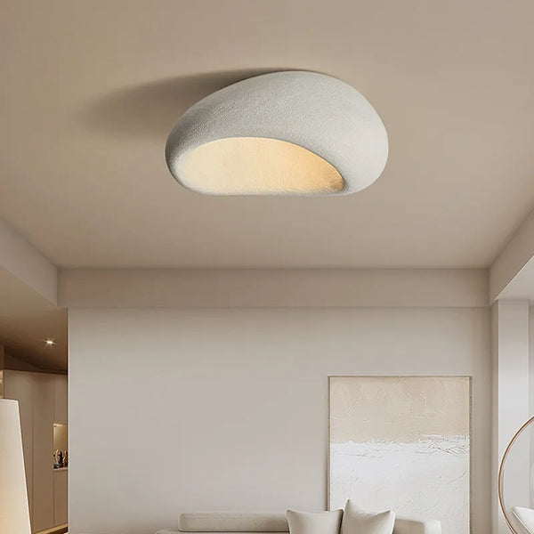 BowLift | Minimalist Ceiling Lamp in Wabi-Sabi Style for Tranquil Interior