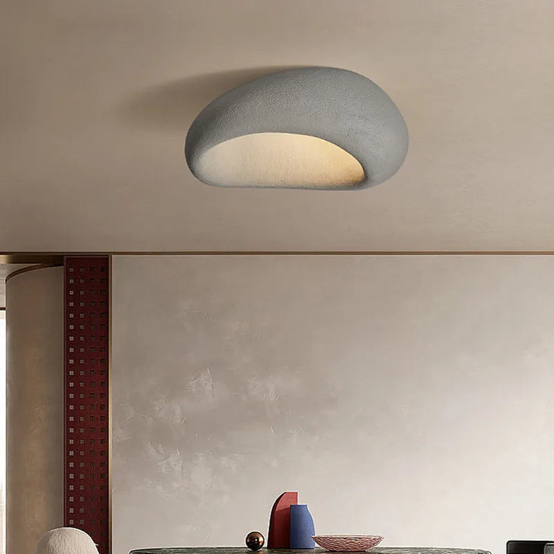 BowLift | Minimalist Ceiling Lamp in Wabi-Sabi Style for Tranquil Interior