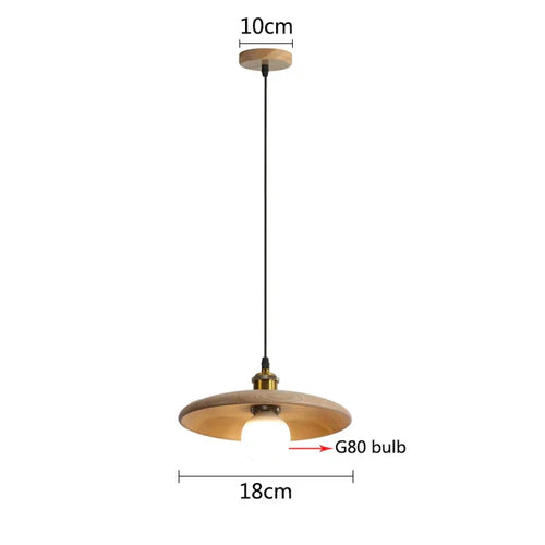 Nordic Hanging Lamp made of Wood – Minimalist Pendant Light in Scandi Design | Bowlift