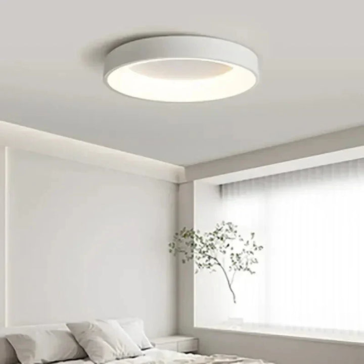 CelestialGlow - Scandinavian Round LED Ceiling Lights Bowlift