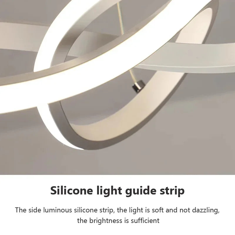 LumiWave LED Ceiling Lamp | Energy-Efficient Design Lamp for Living Room, Bedroom & Kitchen | Modern LED Lighting | Bowlift