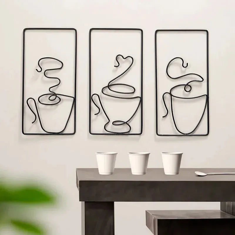Fade-resistant Wall Art with Coffee Mug for Indoor and Outdoor Use Bowlift