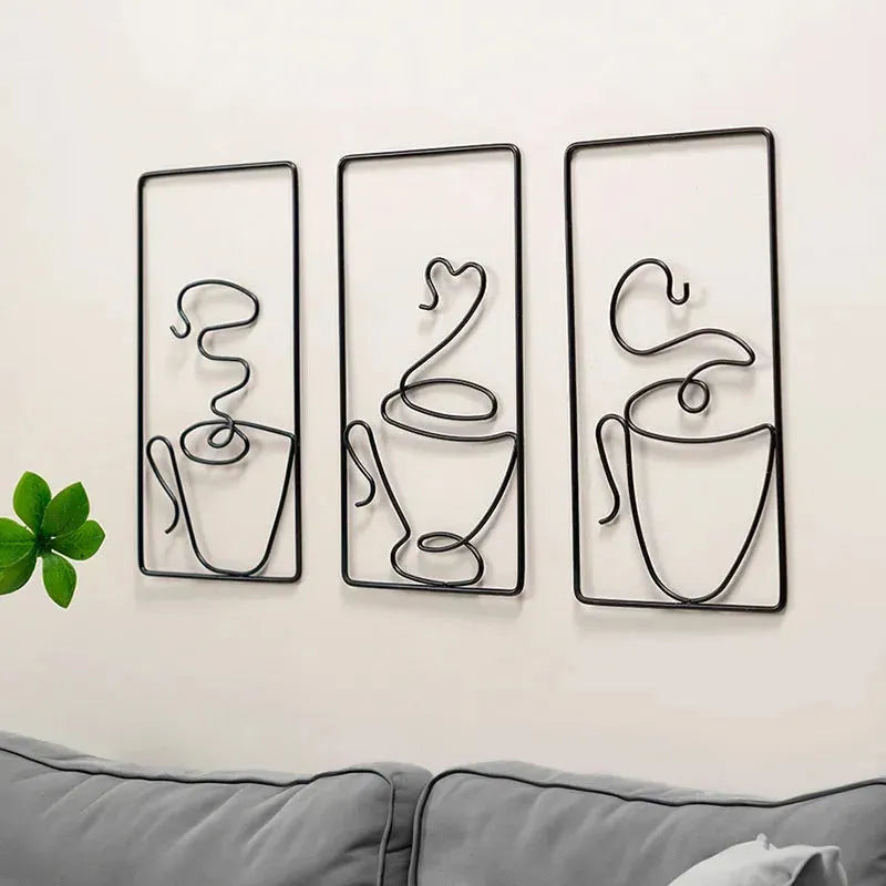 Fade-resistant Wall Art with Coffee Mug for Indoor and Outdoor Use Bowlift