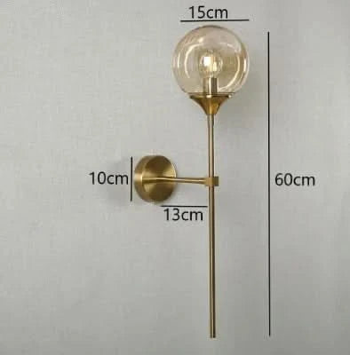 BowLift | Scandinavian Glass Wall Lamp with Warm LED Light
