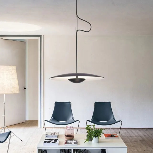 Modern LED Pendant Light – Scandinavian Design Made of Wood and Metal | Bowlift