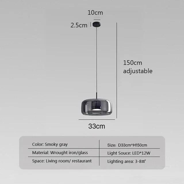 NordicGlow - Minimalistic LED Pendant Lamp for a Timeless Look | Bowlift