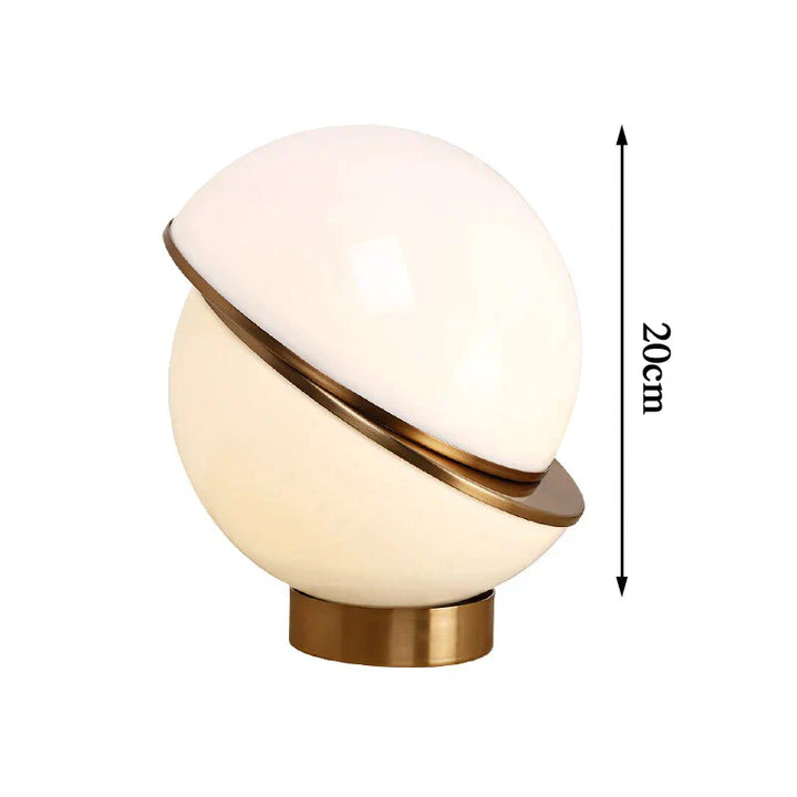 BowLift | Scandinavian SnowGlobe Lamp – Elegant White Sphere