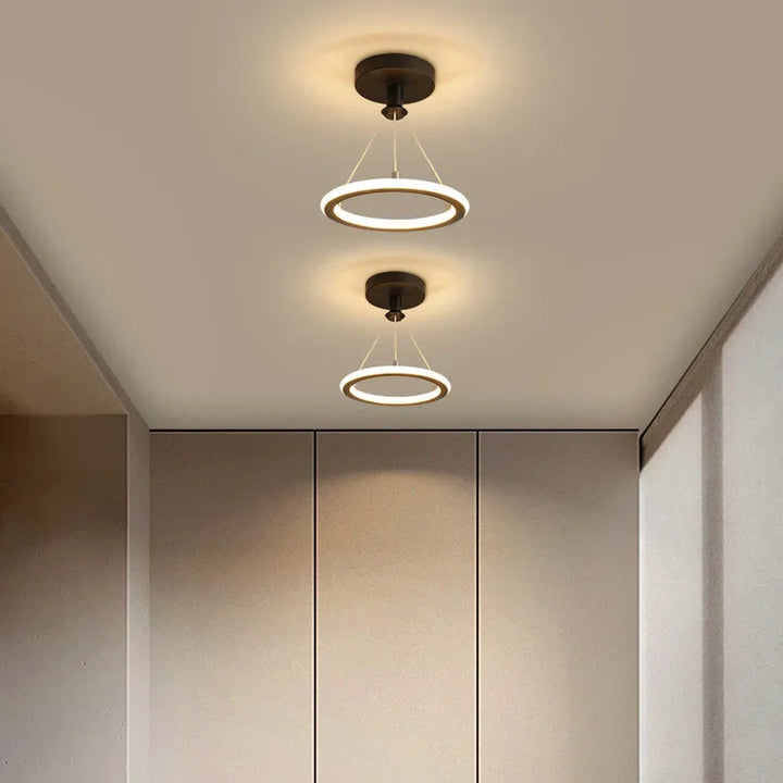 Modern LED ceiling light for hallway & entrance area, minimalist lighting | Bowlift