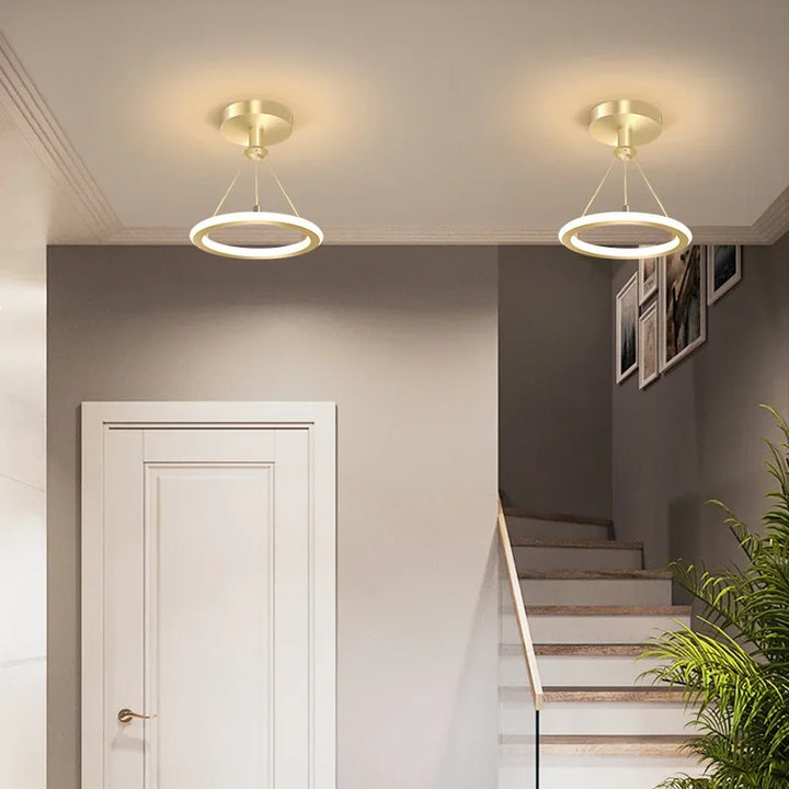 Modern LED ceiling light for hallway & entrance area, minimalist lighting | Bowlift
