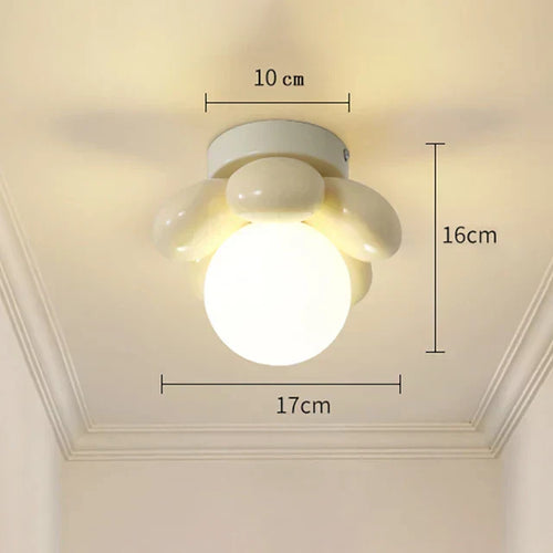 BowLift | Scandinavian Flower Glass Ceiling Lamp