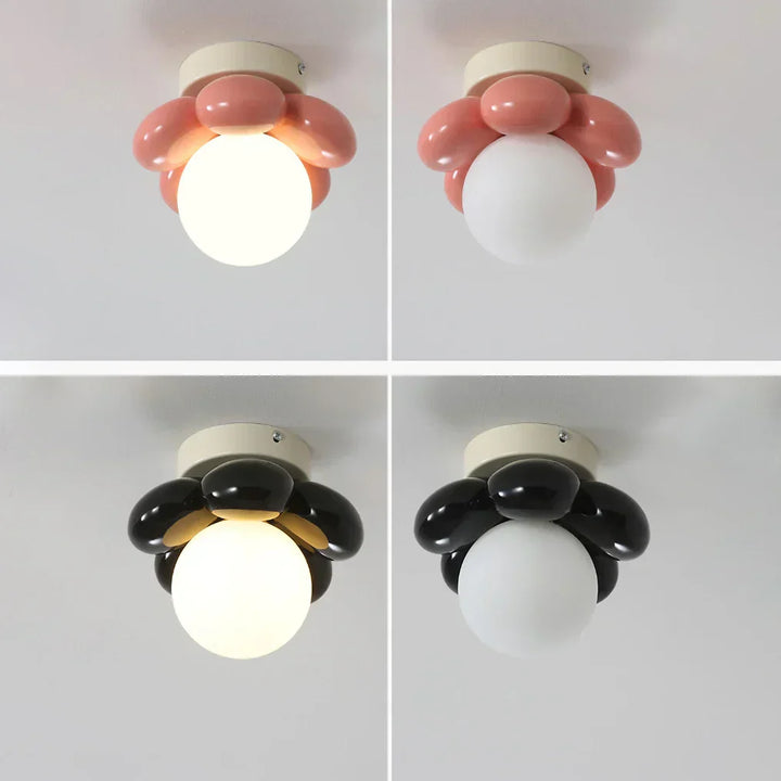 BowLift | Scandinavian Flower Glass Ceiling Lamp